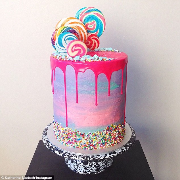 Colorful Birthday Cake