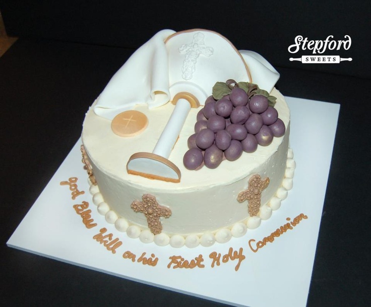 11 Photos of First Communion Cakes With Grapes