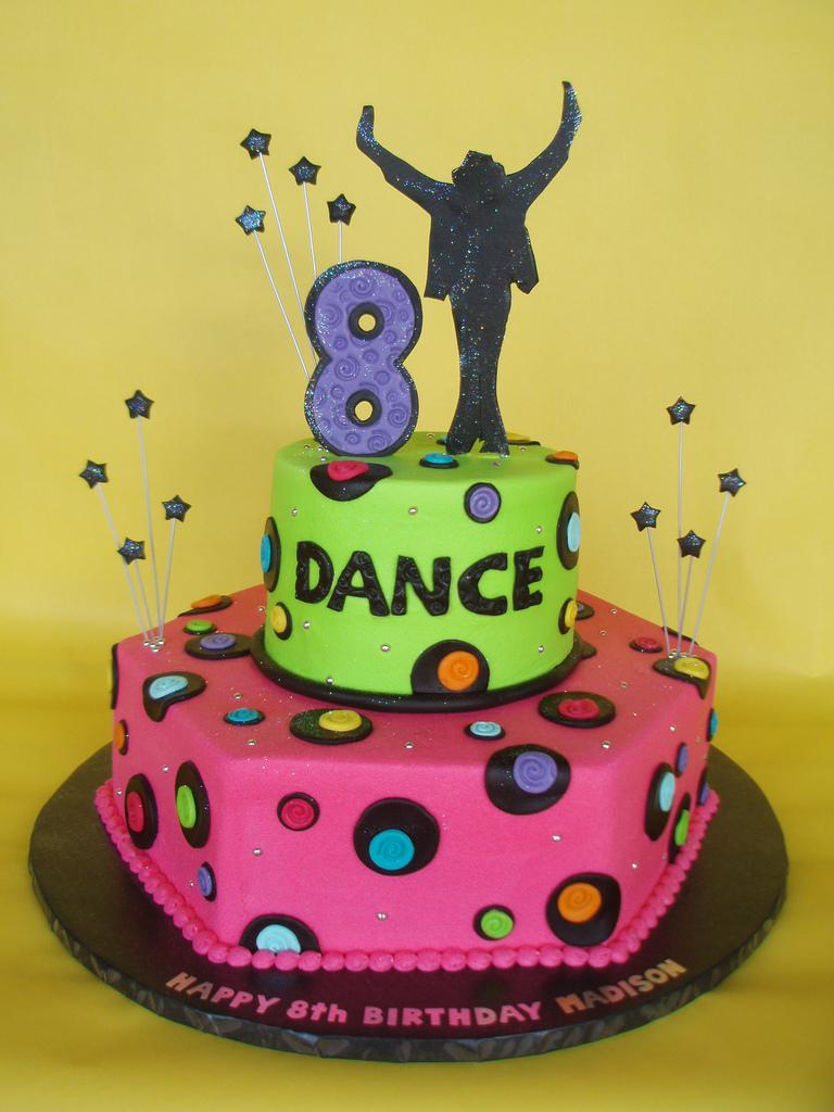 Dance Themed Birthday Cake