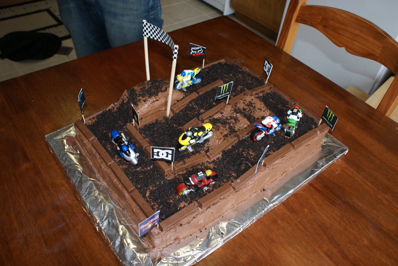 Dirt Bike Cake