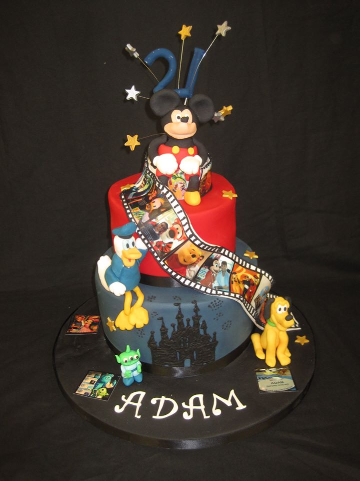 6 Photos of Disney 18th Birthday Cakes