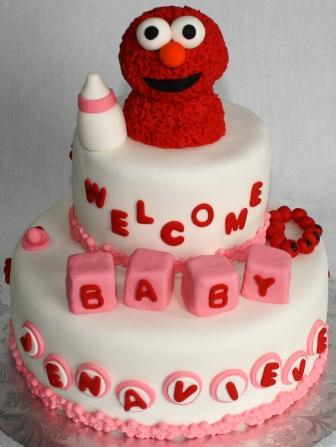 Elmo Baby Shower Cake