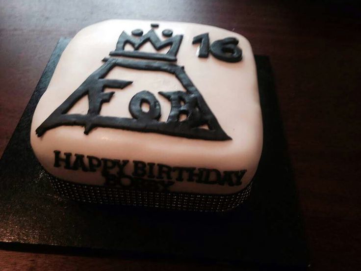 Fall Out Boy Birthday Cake