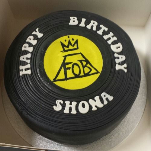 Fall Out Boy Birthday Cake