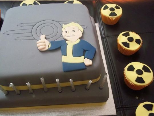 Fallout Birthday Cake