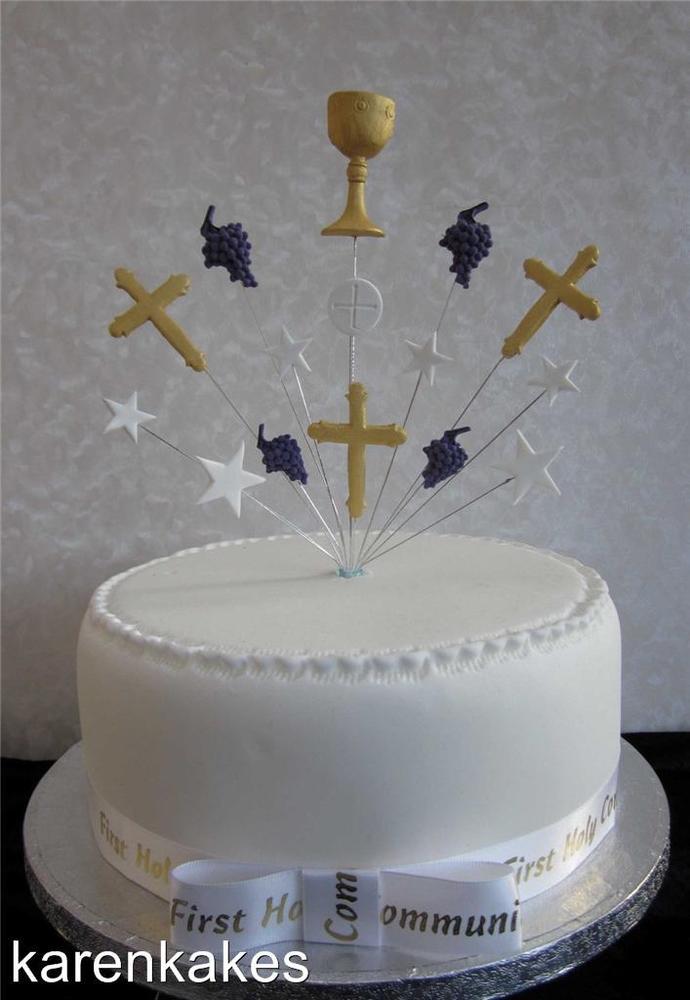 First Holy Communion Chalice Cake Topper