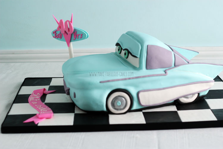 Flo Car Cake - Absolutely