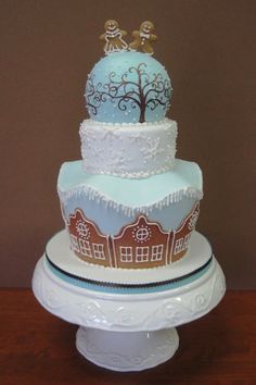 Gingerbread Man Wedding Cake