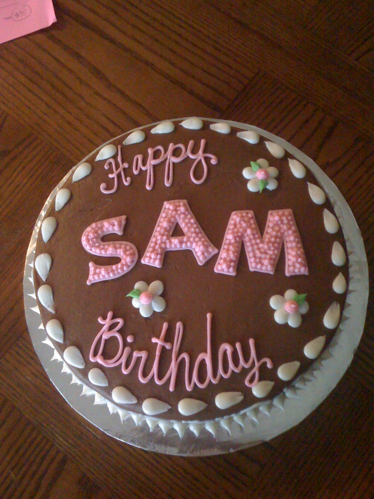 Happy Birthday Sam Cake