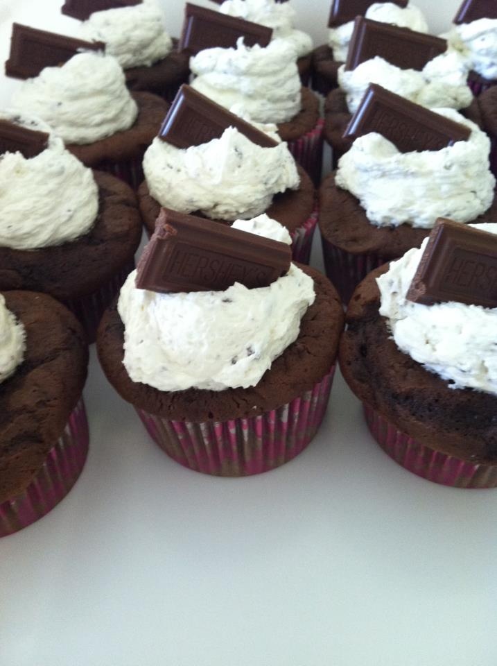 Hershey Bar Cupcakes