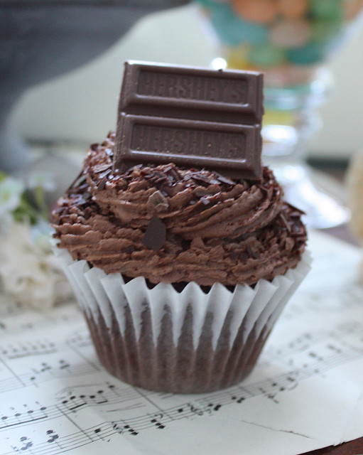 Hershey Chocolate Cupcakes