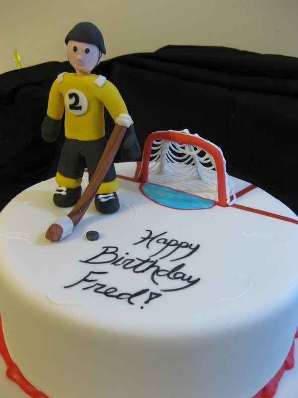 Hockey Birthday Cake