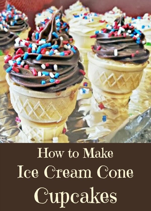 How to Make Ice Cream Cone Cupcakes