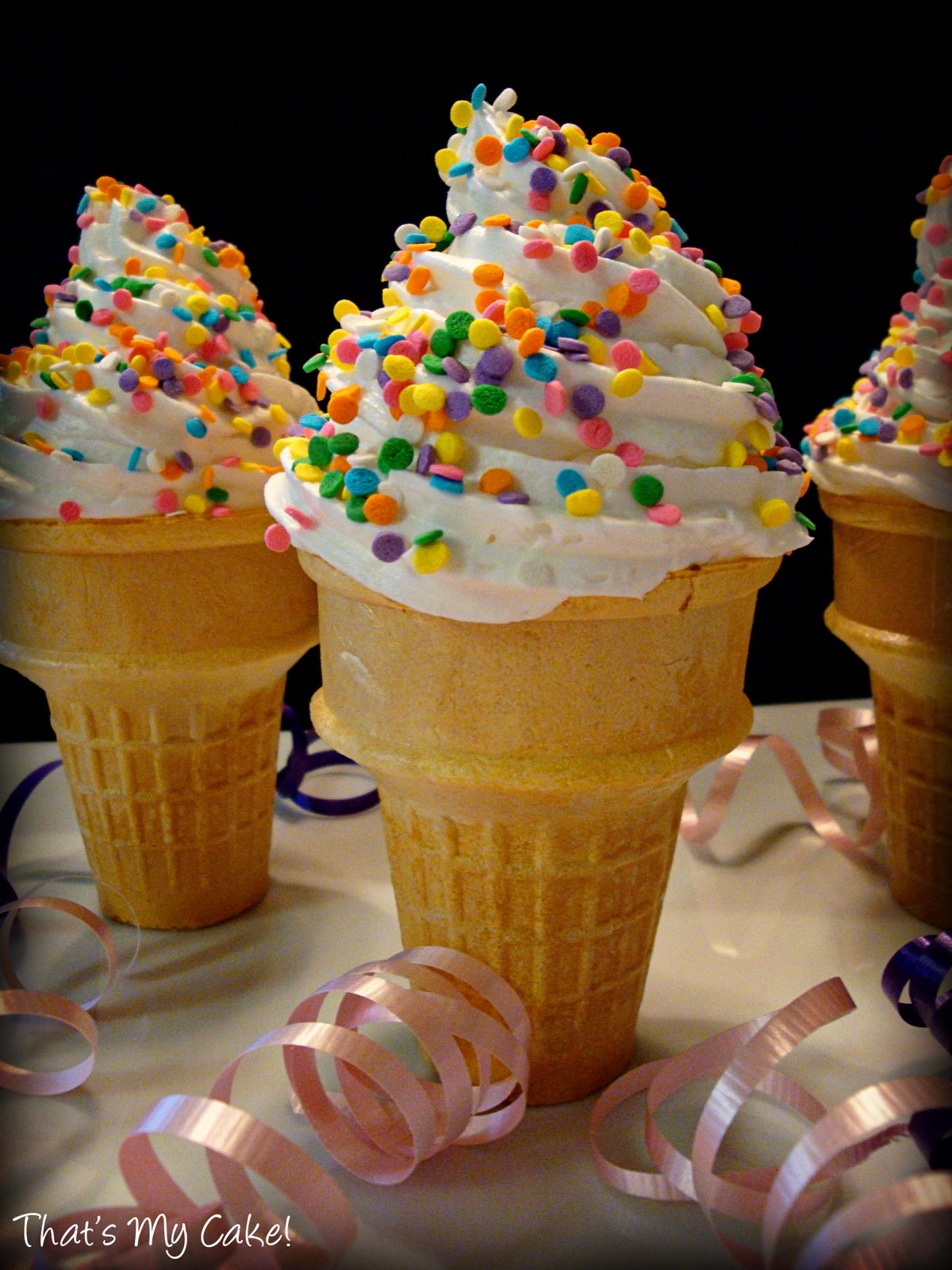 Ice Cream Cone Cupcakes