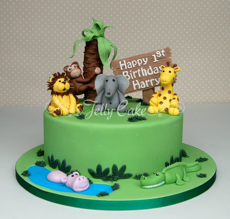 Jungle Birthday Cake