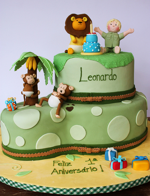 Jungle Safari Birthday Cake