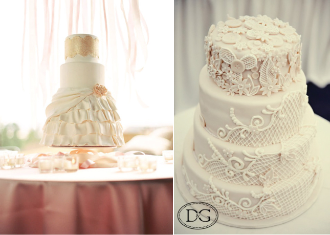 Lace Wedding Cake