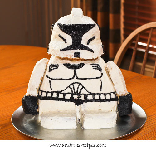 LEGO Star Wars Stormtrooper Birthday Cake