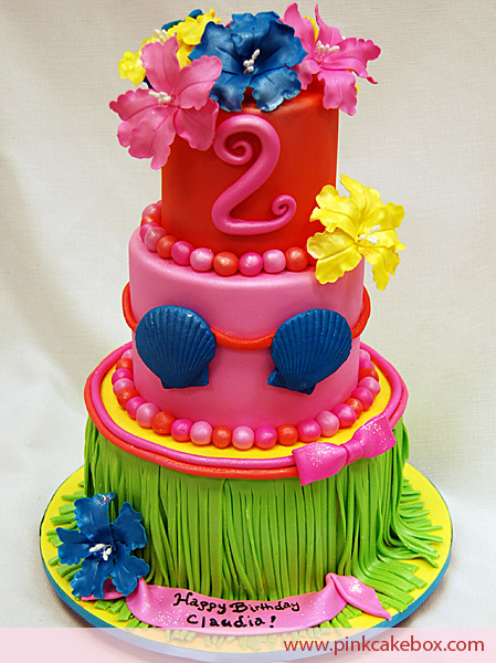 Luau Birthday Cake Ideas