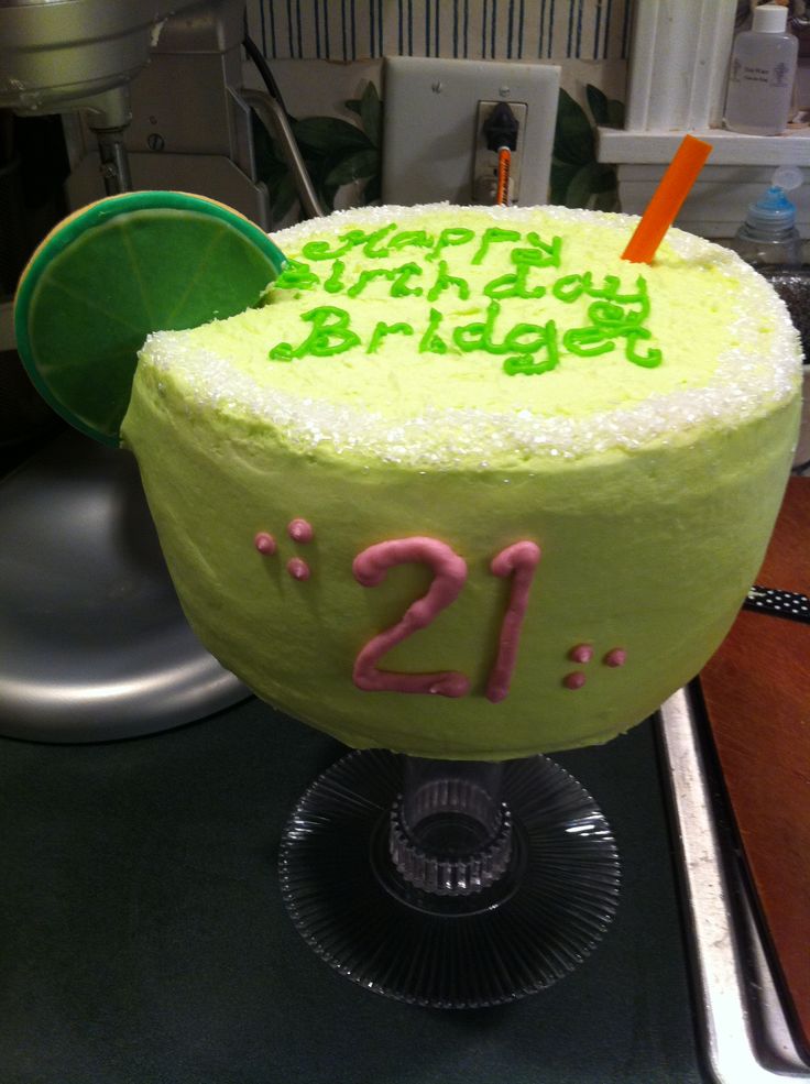 Margarita Glass Cake