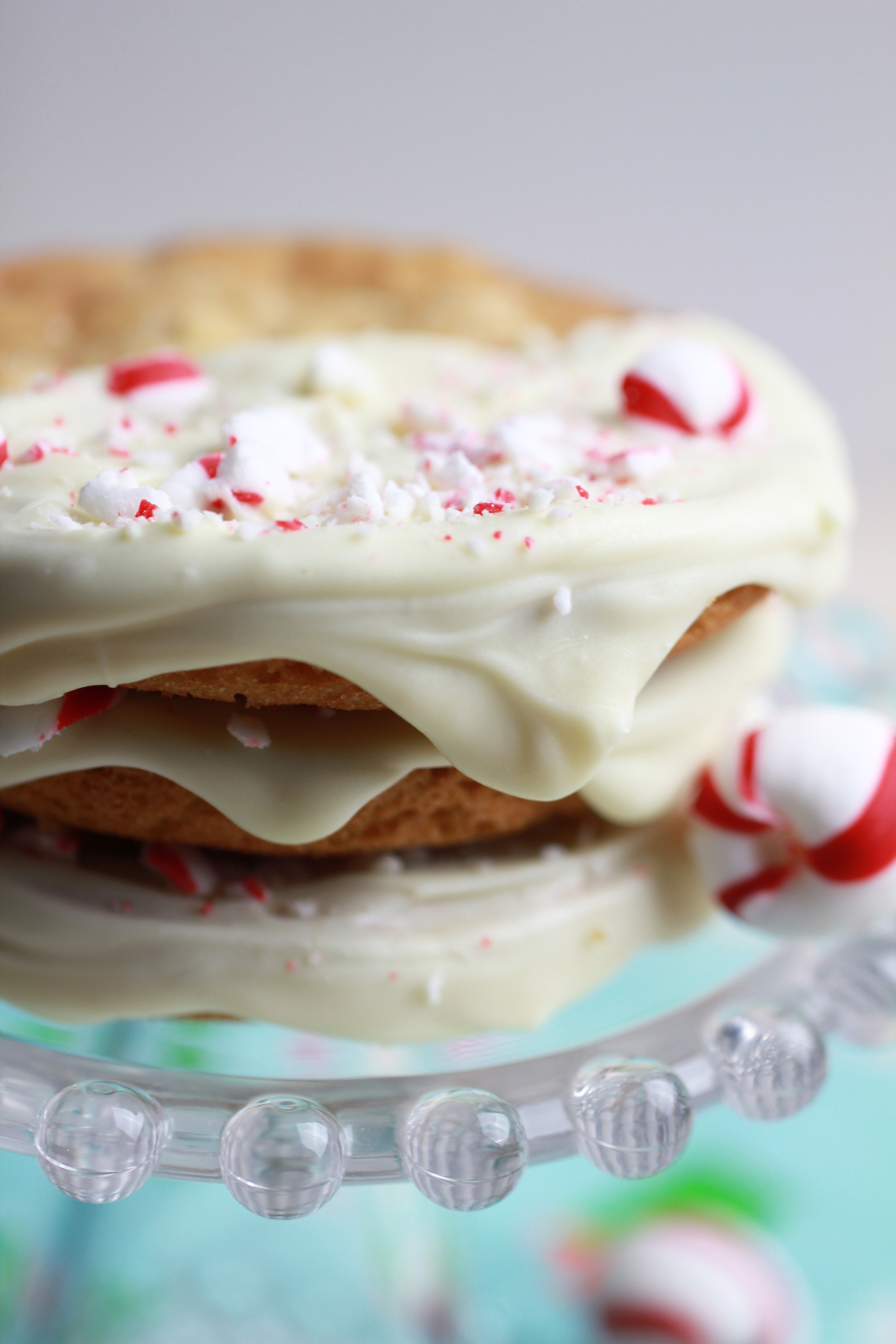 Peppermint White Chocolate Cookies Cake Mix Label