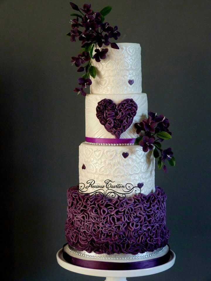 Purple Wedding Cake