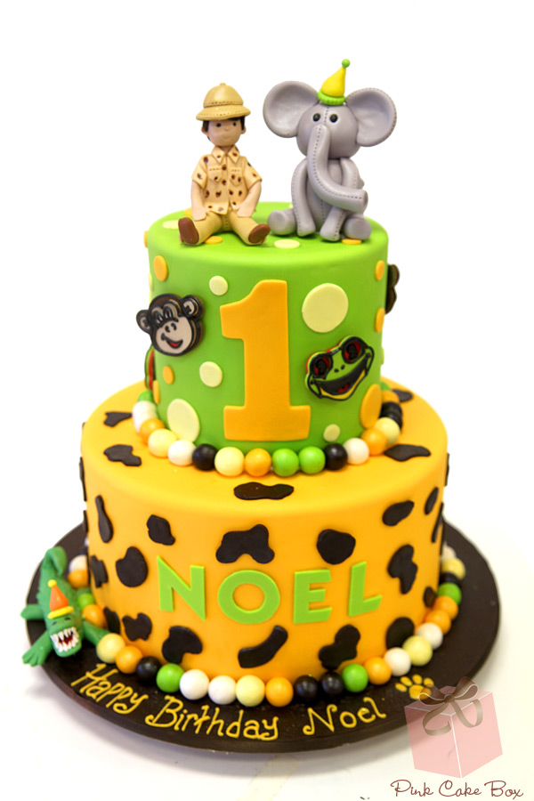 9 Photos of Safari Bday Cakes