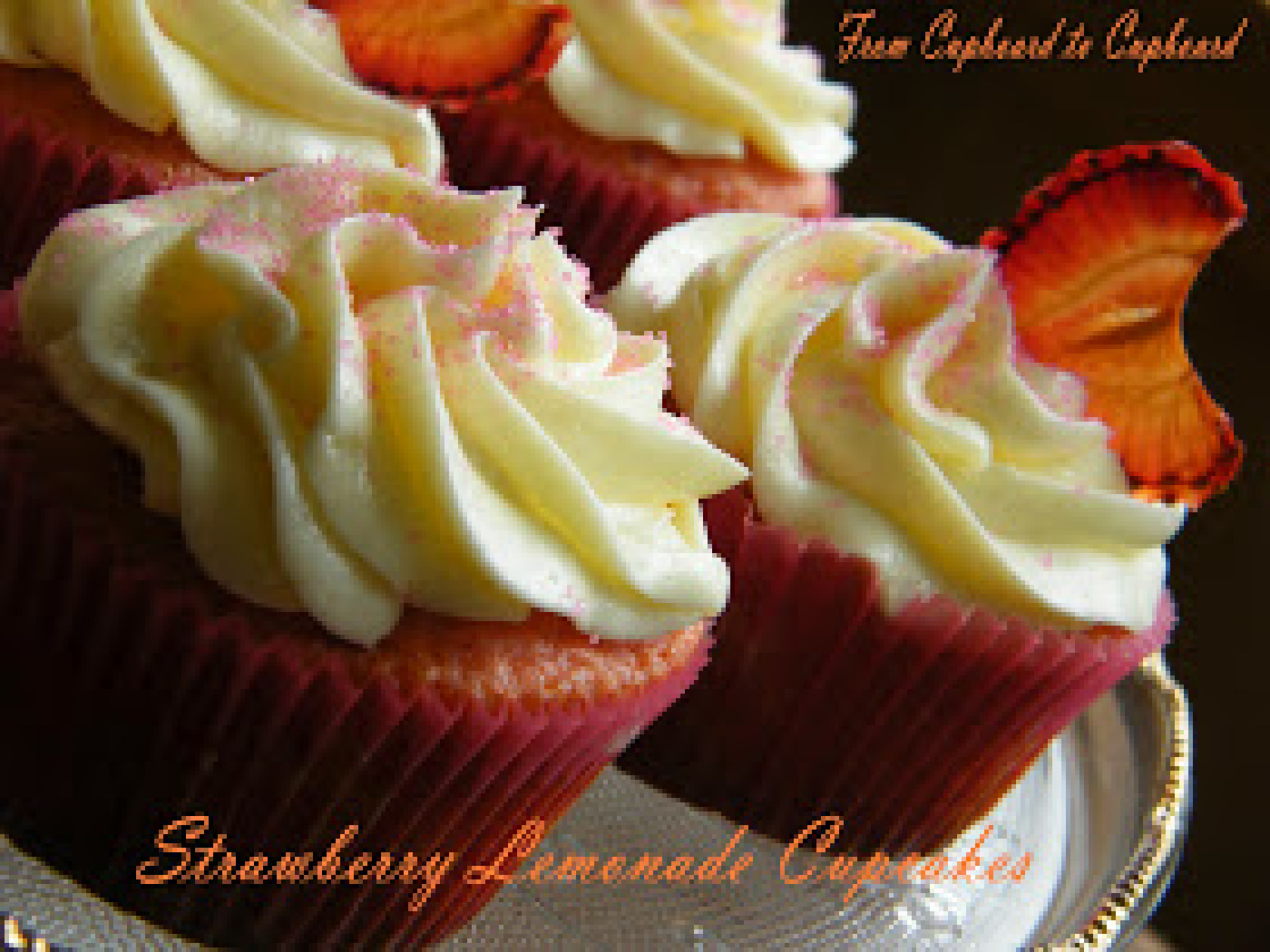 Strawberry Lemonade Cupcakes