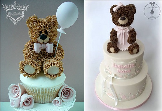 Teddy Bear Birthday Cake