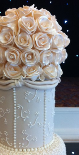 Very Ornate Wedding Cake