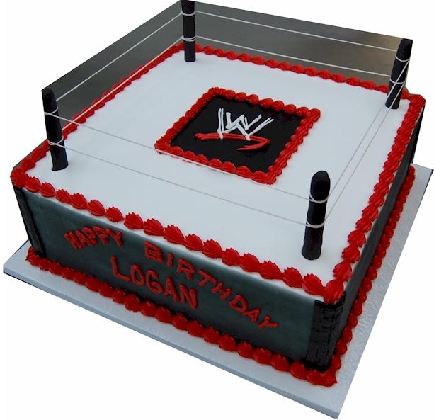 WWE Wrestling Ring Birthday Cake