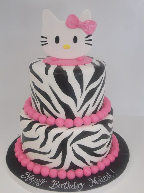 Zebra Print Cake