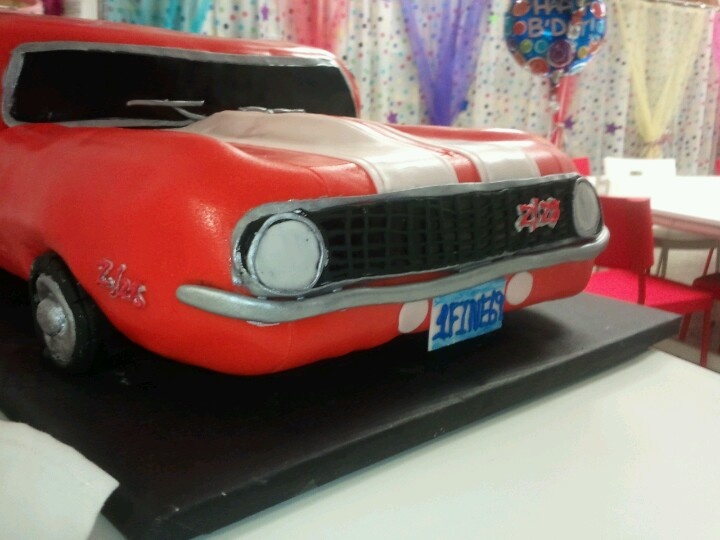 1969 Camaro Birthday Cake