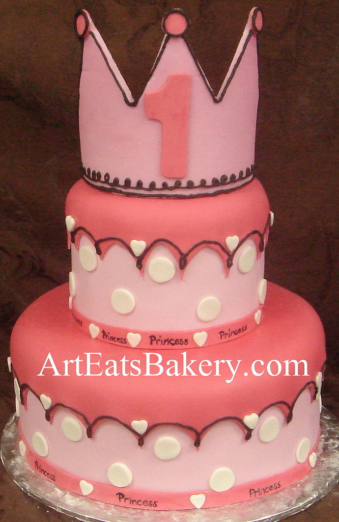 7 Photos of Two Layer Birthday Cakes Crown