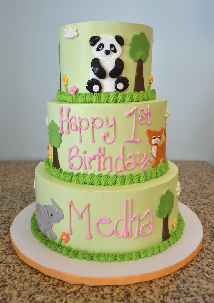 Animal Birthday Cake