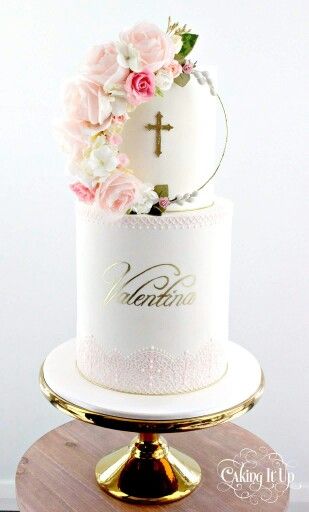 Baby Baptism Christening Cake