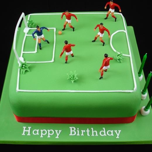 8 Photos of Football Pitch Number Cakes 7