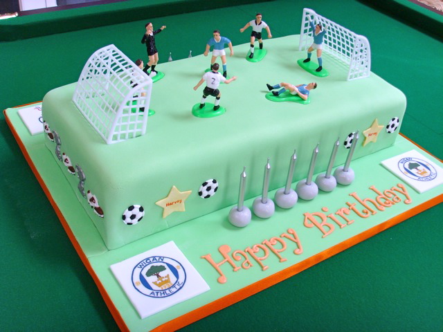 Birthday Cake Football Pitch