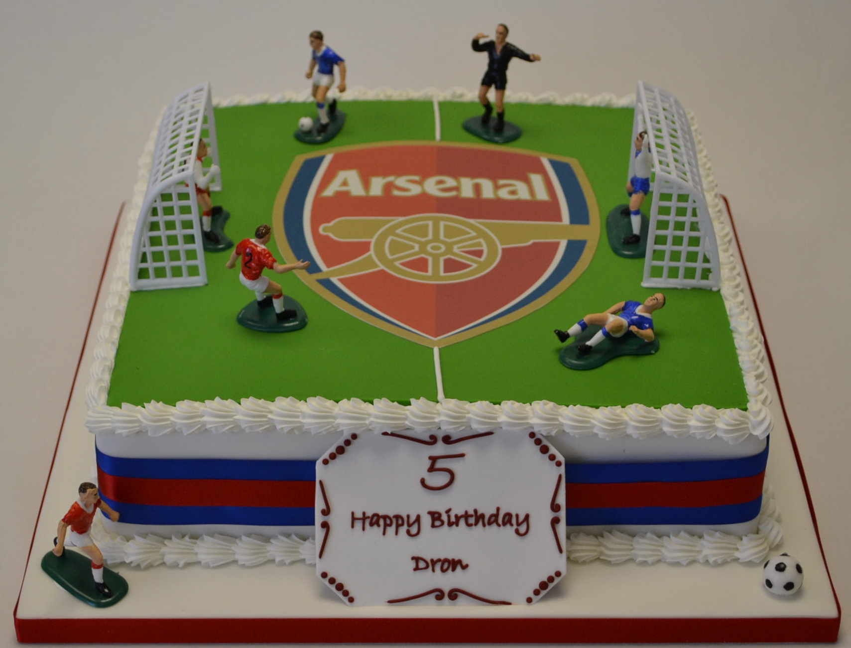 Birthday Cake Football Pitch