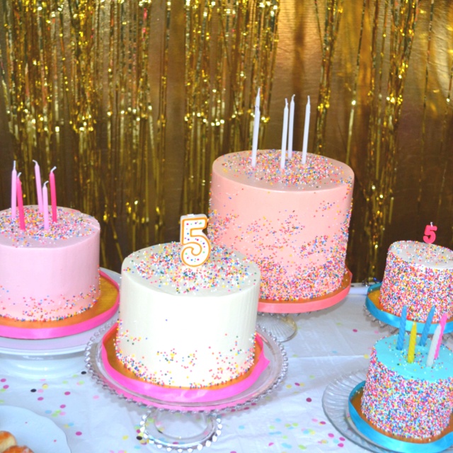 Birthday Cake with Sprinkles