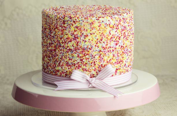 Birthday Cake with Sprinkles