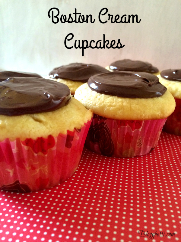 Boston Cream Cupcakes