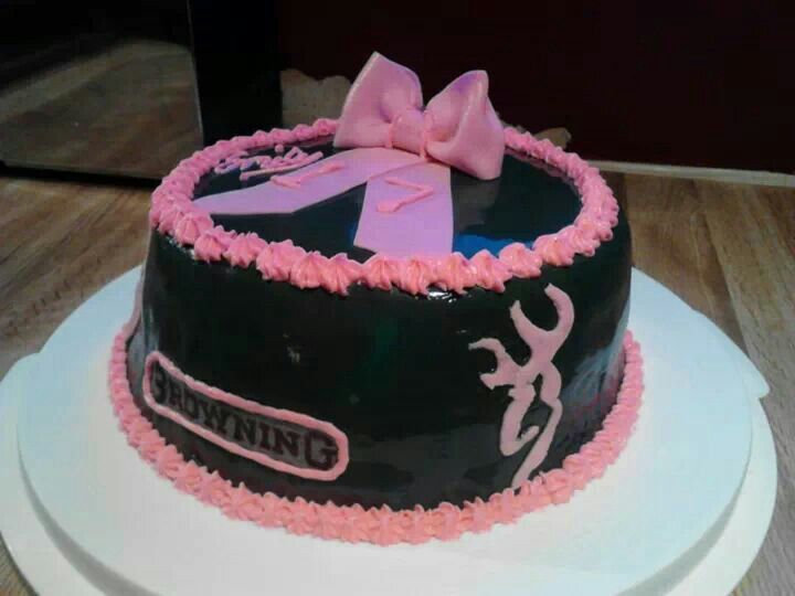 Browning Birthday Cake