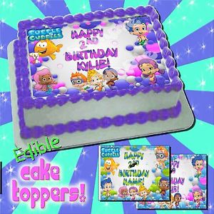 Bubble Guppies Edible Cake Images