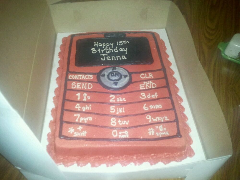 Cell Phone Birthday Cake Ideas