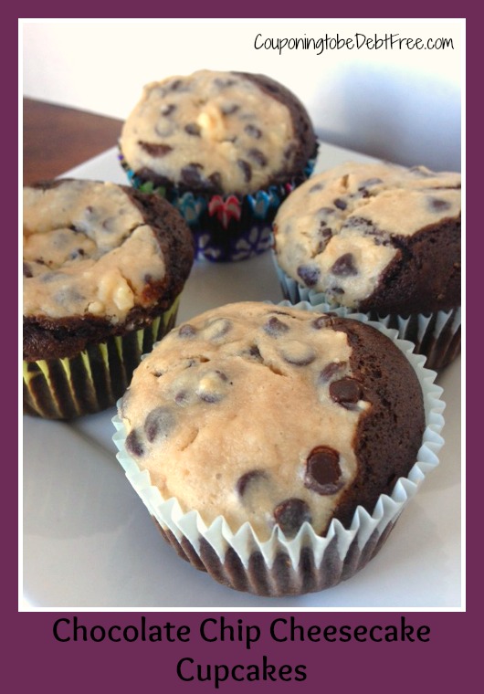 Chocolate Chip Cheesecake Cupcakes