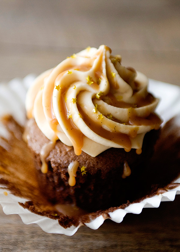 Chocolate Salted Caramel Cupcakes Recipe