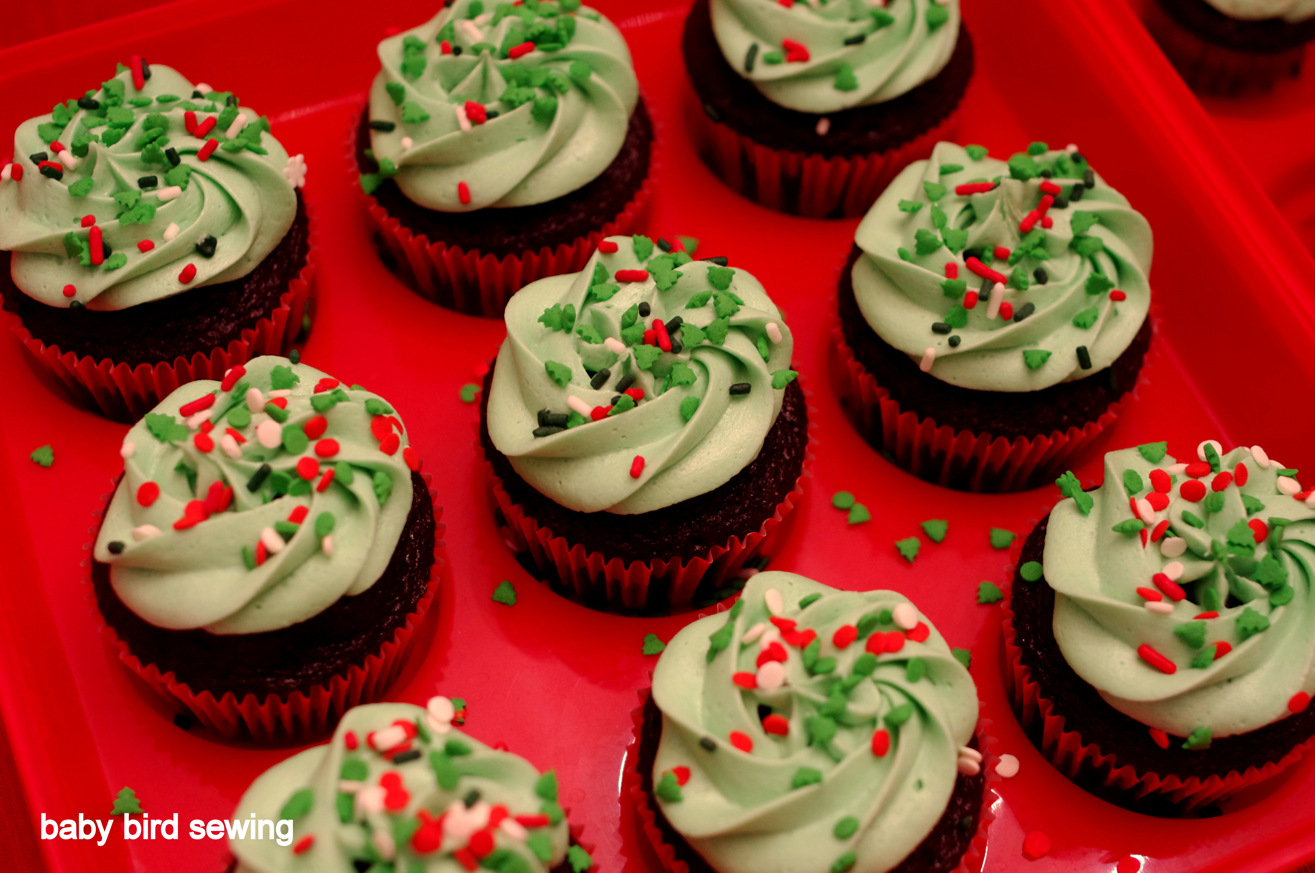 Christmas Cupcake Baby