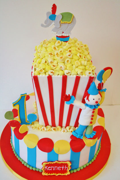 Circus Birthday Cake