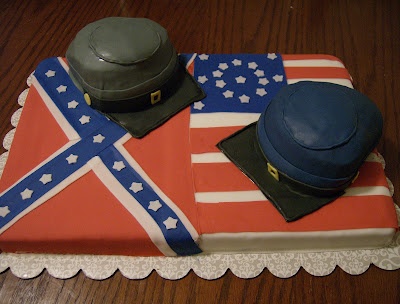 Civil War Birthday Cake